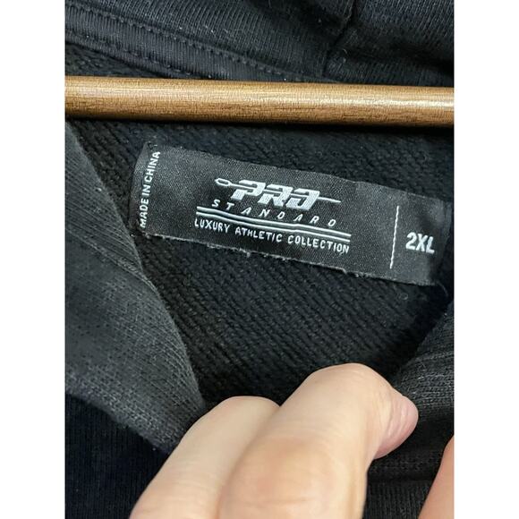 Brooklyn Nets Pro Standard Team Pullover Hoodie Black Men's Size XXL - Picture 8 of 9